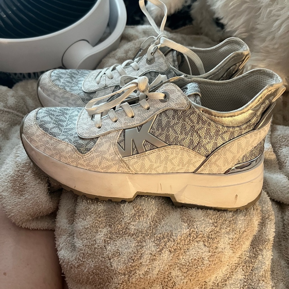 Michael Kors Gray and White Sneakers - Picture 6 of 6